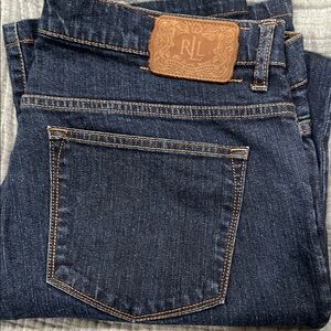 Ralph Lauren Blue Straight Leg Jeans Timeless Design